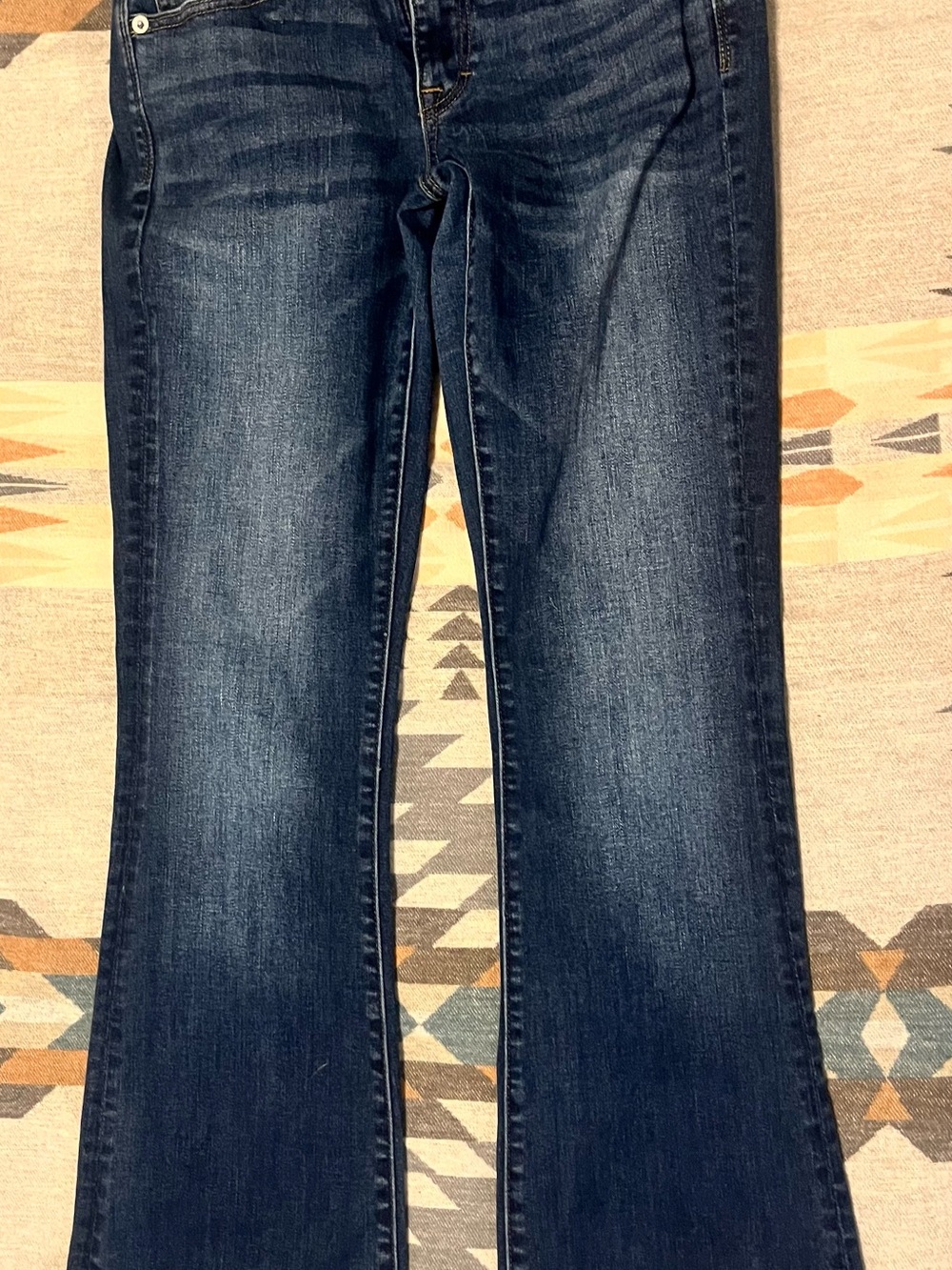 American Eagle Outfitters Women's Dark Wash Flared Jeans